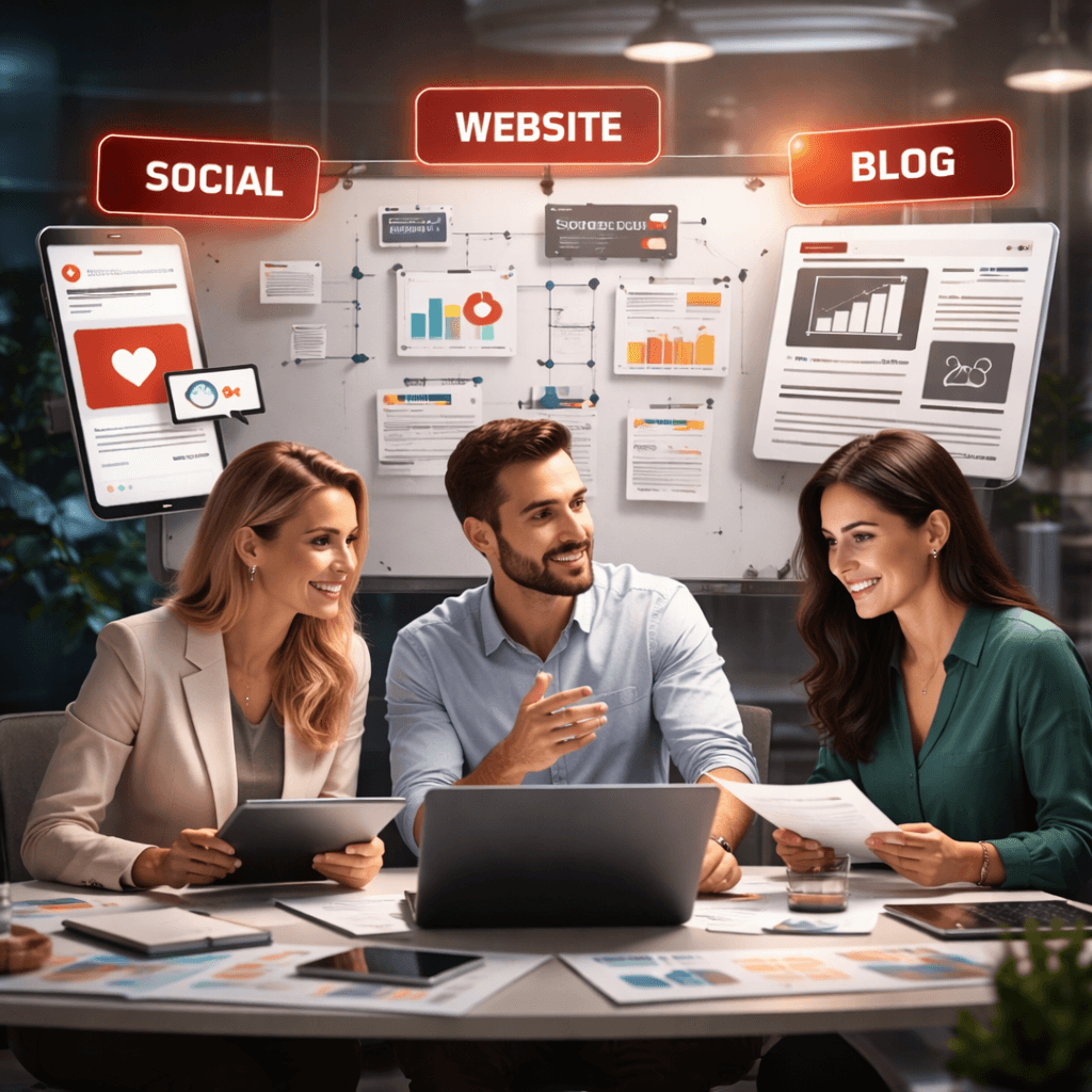 digital marketing analysis scene