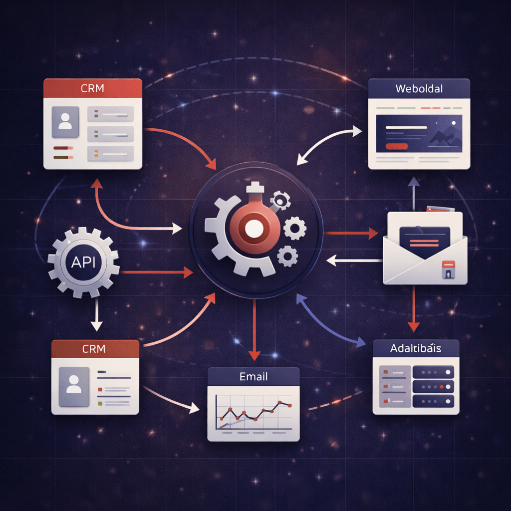 automation and system integration workflow illustration