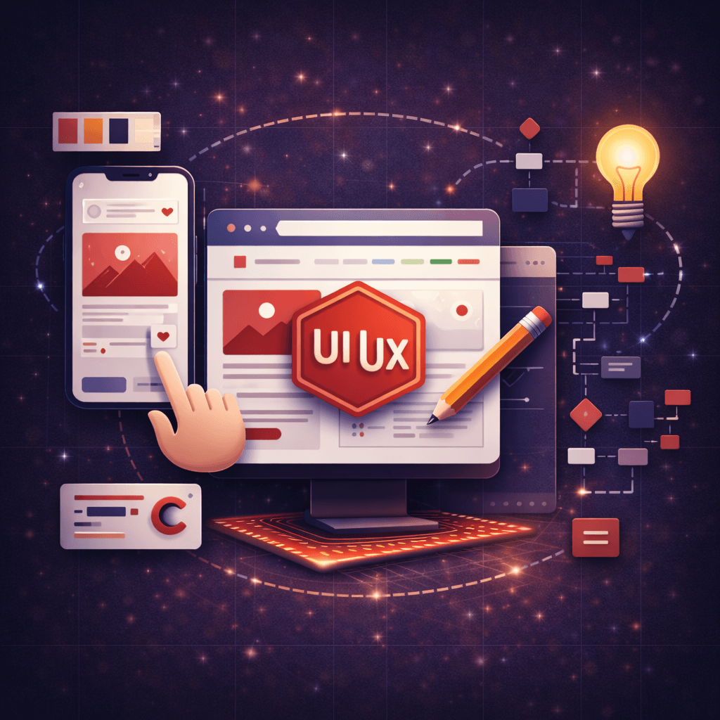 ui ux design wireframe prototyping user experience illustration